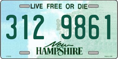 NH license plate 3129861