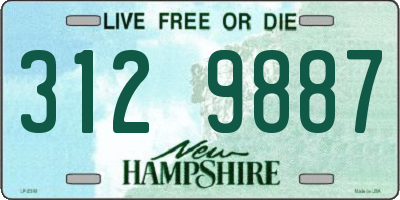 NH license plate 3129887