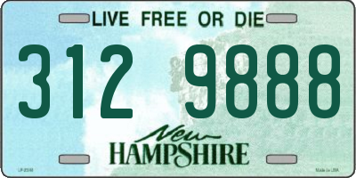 NH license plate 3129888