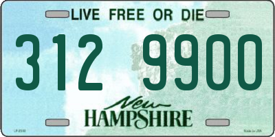 NH license plate 3129900