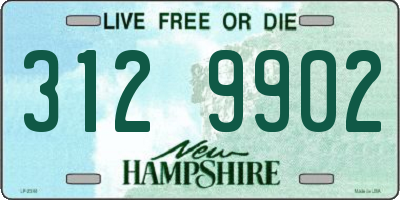 NH license plate 3129902