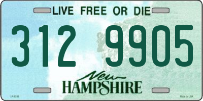 NH license plate 3129905