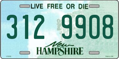 NH license plate 3129908