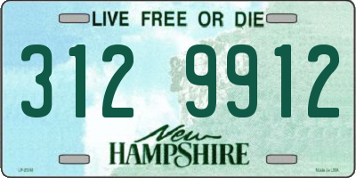 NH license plate 3129912