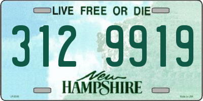 NH license plate 3129919