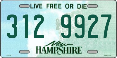 NH license plate 3129927