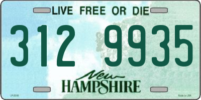 NH license plate 3129935