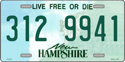 NH license plate 3129941