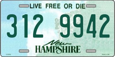 NH license plate 3129942
