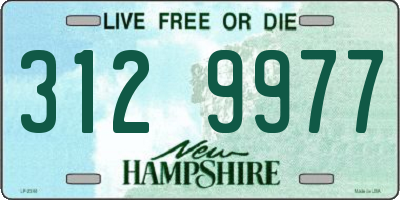 NH license plate 3129977