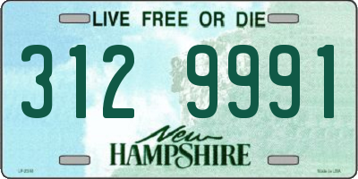 NH license plate 3129991