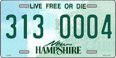 NH license plate 3130004