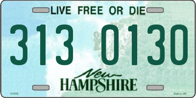 NH license plate 3130130