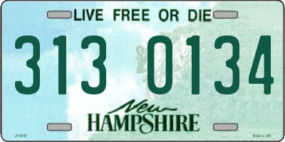 NH license plate 3130134