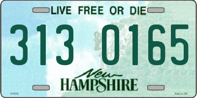NH license plate 3130165