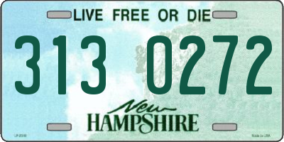 NH license plate 3130272