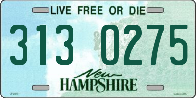 NH license plate 3130275