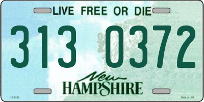 NH license plate 3130372