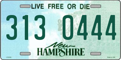 NH license plate 3130444