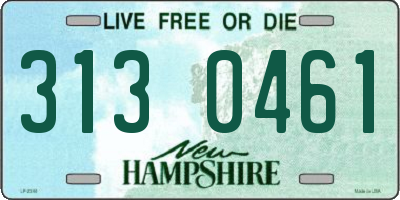NH license plate 3130461