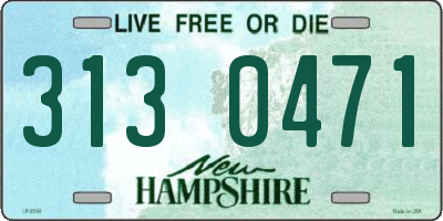 NH license plate 3130471