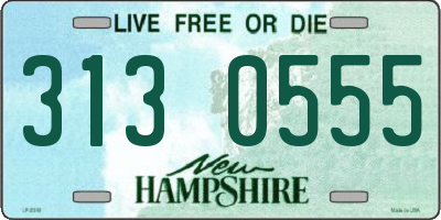 NH license plate 3130555
