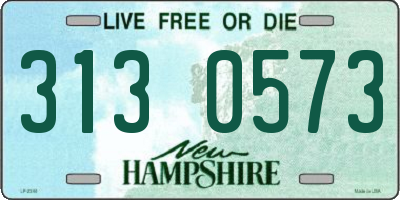 NH license plate 3130573