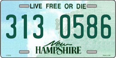 NH license plate 3130586
