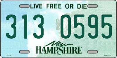 NH license plate 3130595