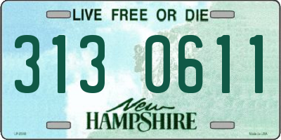 NH license plate 3130611