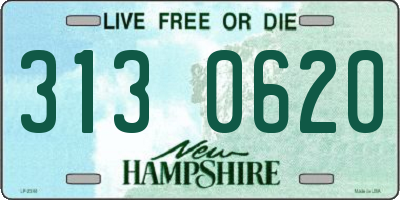 NH license plate 3130620