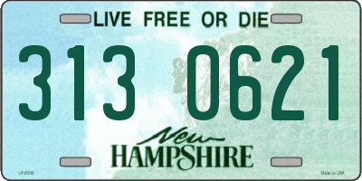 NH license plate 3130621