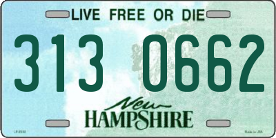 NH license plate 3130662