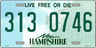 NH license plate 3130746