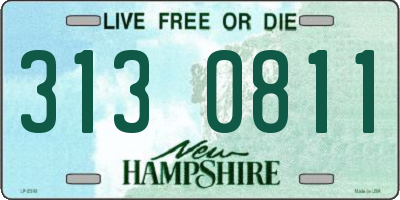 NH license plate 3130811