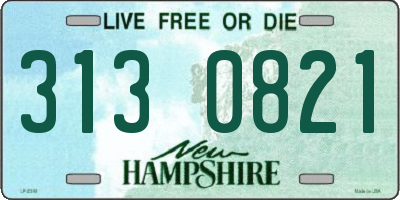 NH license plate 3130821