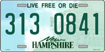 NH license plate 3130841