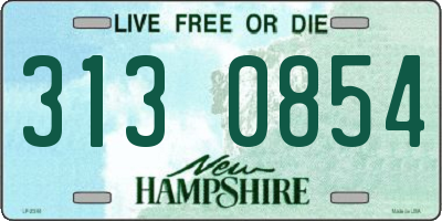 NH license plate 3130854