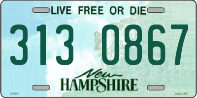 NH license plate 3130867