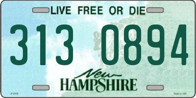 NH license plate 3130894