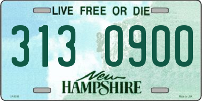 NH license plate 3130900
