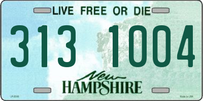 NH license plate 3131004