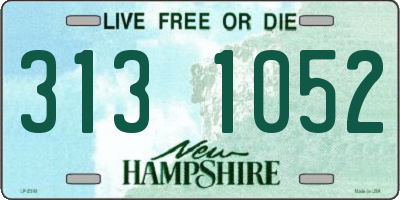 NH license plate 3131052