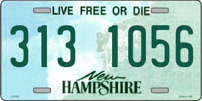 NH license plate 3131056
