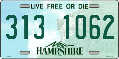 NH license plate 3131062