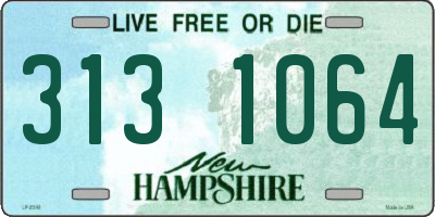 NH license plate 3131064