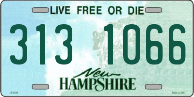 NH license plate 3131066