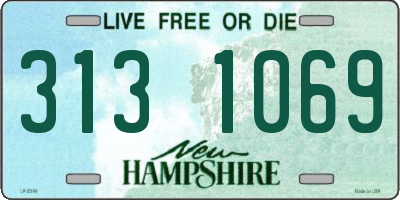 NH license plate 3131069