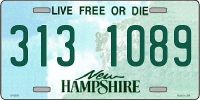 NH license plate 3131089