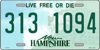 NH license plate 3131094